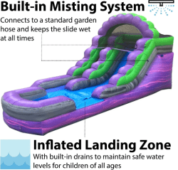 purple20slide202 1747269085 Purple Marble Inflatable Water Slide
