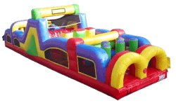 40' Retro Inflatable Obstacle Course