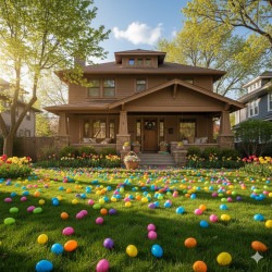 Midnight 100 Egg Yard Scramble!